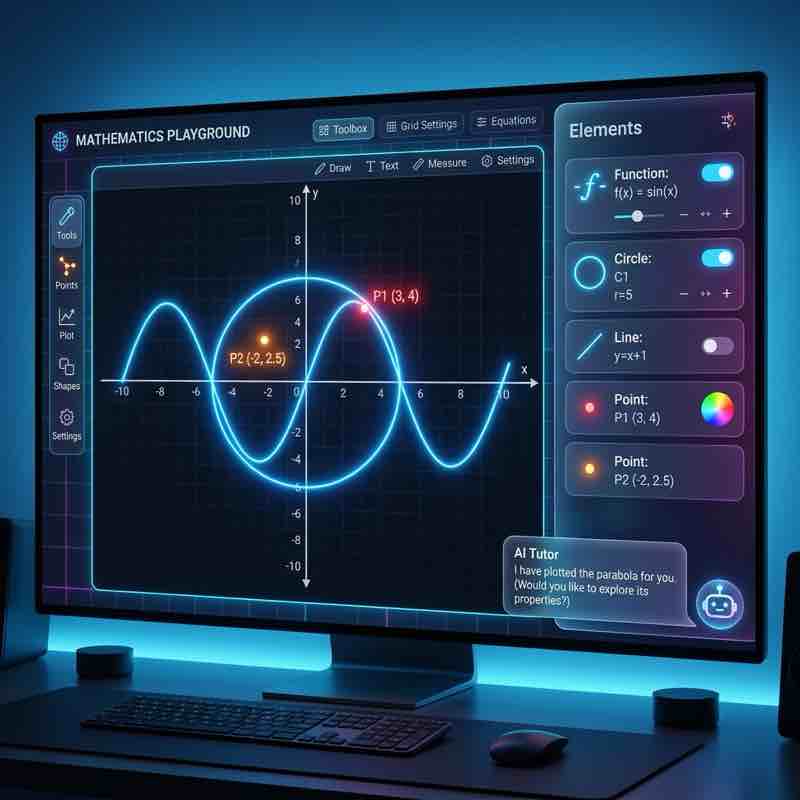 Interactive Math AI Playground